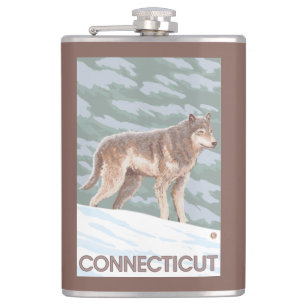 Flasques Scène de ConnecticutWolf
