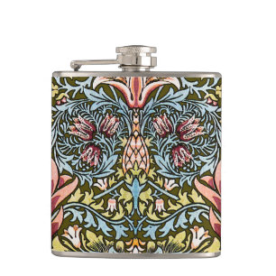 Flasques Schéma floral William Morris Snakeshead