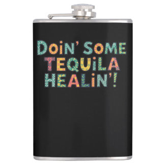 Flasques Se soigner avec un peu de tequila