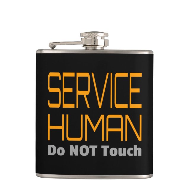 Flasques Service Humain Funny (Devant)