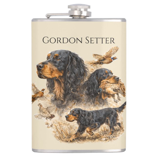 Flasques Setter Gordon (Devant)