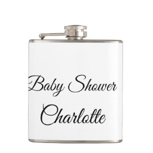 Flasques SIMPLE MINIMAL.CUTIE AJOUTER NOM BÉBÉ Baby shower