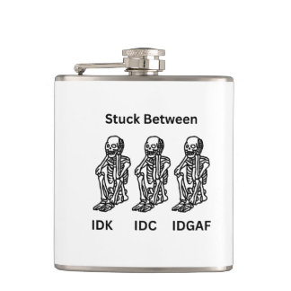 Flasques Skelton coincé sur