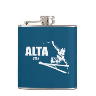 Flasques Skier Alta Utah