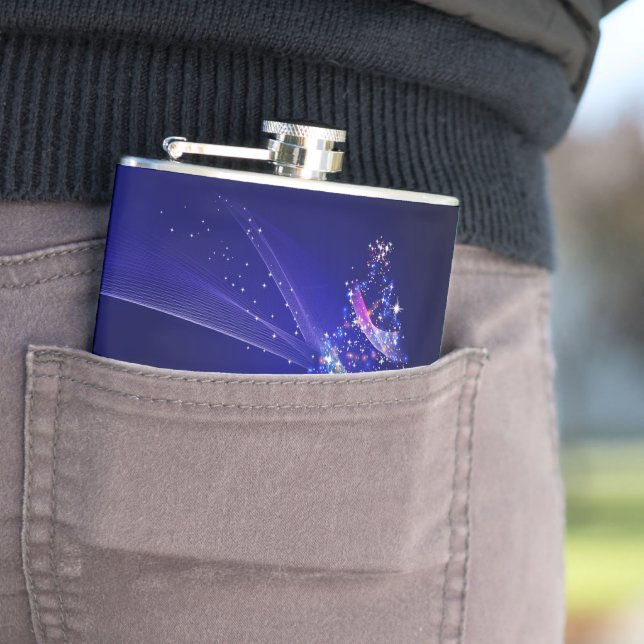 Flasques Slippery Joe numériquement rendu sapin de Noël bea (En situation)