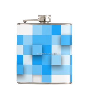 Flasques SlipperyJoe's carré artwork mosaïque moderne trois