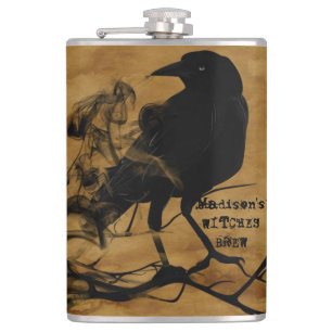 Flasques Sorcières déplaisantes corbeau noir brasser