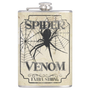Flasques Spider Venom - Humour gothique foncé
