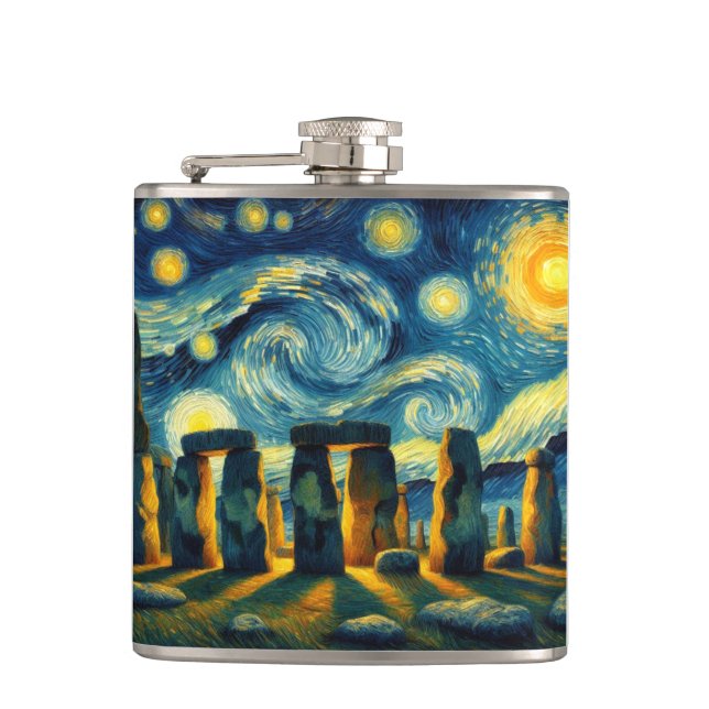Flasques Starry Night Stonehenge (Devant)