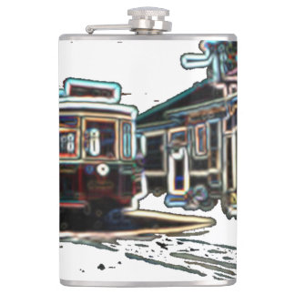 Flasques Stylo TRC Neon à stn Vinyl Wrapped Flask