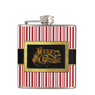 Flasques Sucre de canne de Joyeux Noël de la ceinture de
