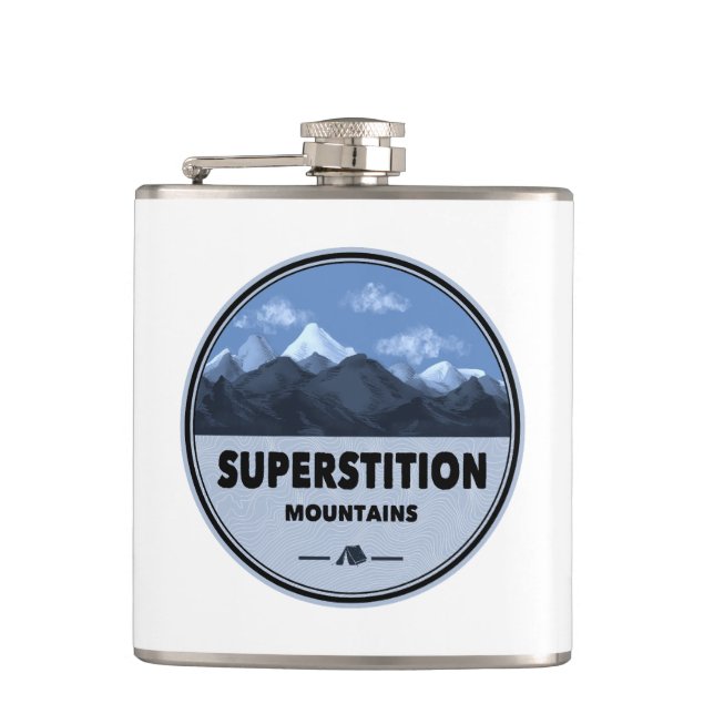 Flasques Superstition Montagnes Arizona Camping (Devant)