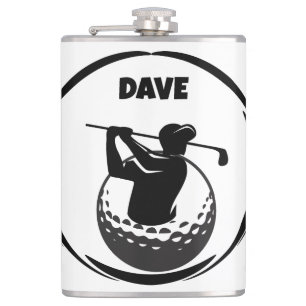 Flasques Swing de golf masculin & Balle de golf
