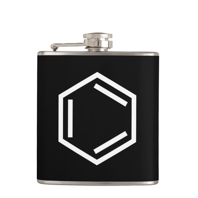 FLASQUES SYMBOLE D'ANNEAU BENZENE (Devant)