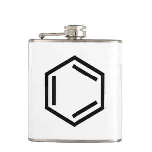 FLASQUES SYMBOLE D'ANNEAU BENZENE