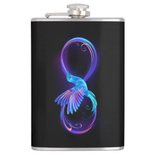 Flasques Symbole de Neon Infinity par Glowing Hummingbird