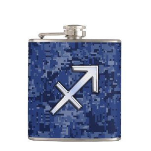 Flasques SYMBOLE Zodiaque Sagittaire moderne Marine Camion 