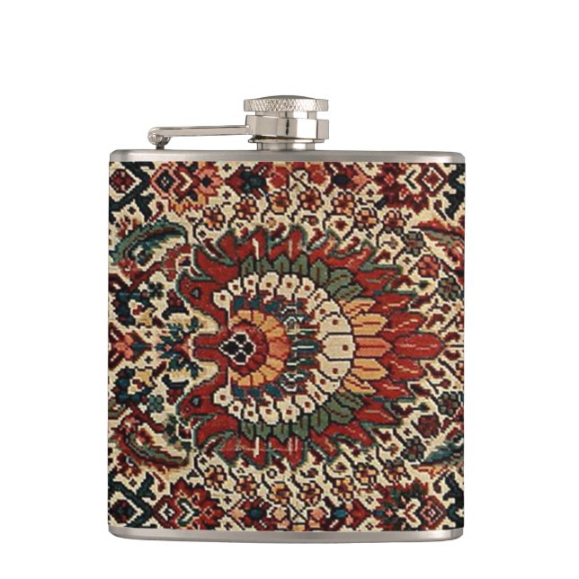 Flasques Tapis de tapis persan turc antique (Devant)
