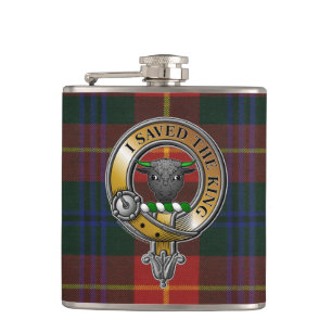 Flasques Tartan et insigne Turnbull