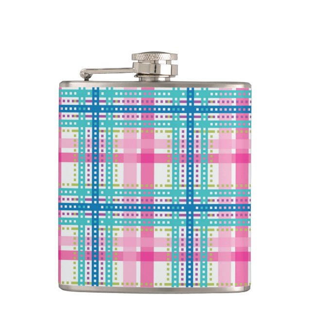 Flasques Tartan, motif de plaid (Devant)