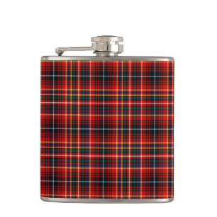 Flasques Tartan rouge lumineux d'Innes de clan