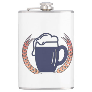 Flasques Tasse à bière rétro