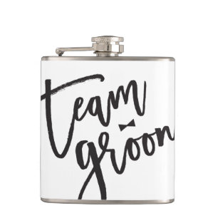 Flasques Team Groom Bow Cravate Bachelor Party Mariage Flas