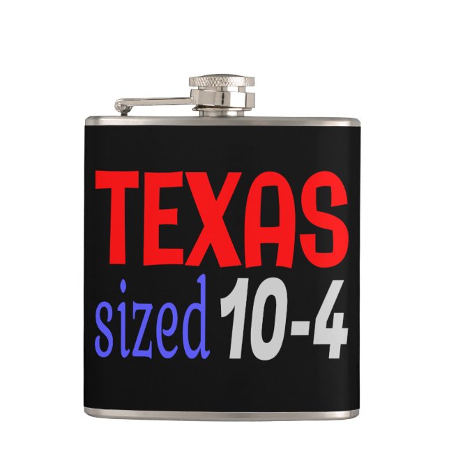 Flasques Texas taille 10-4 LettreKenny (Devant)