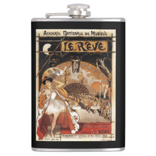 Flasques Théatre de l'opéra de représentation de Le Reve