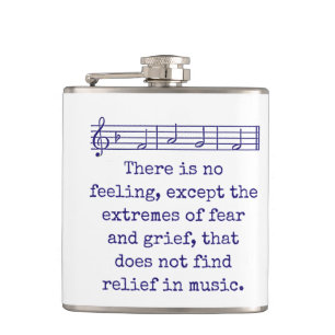 Flasques There Is No Feeling - Music Quote 