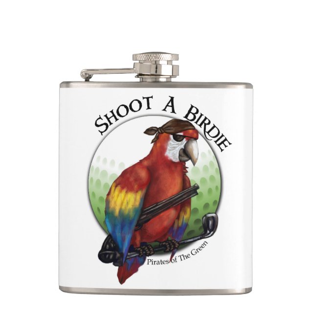 Flasques Tirer Sur Une Balle De Golf Birdie (Devant)