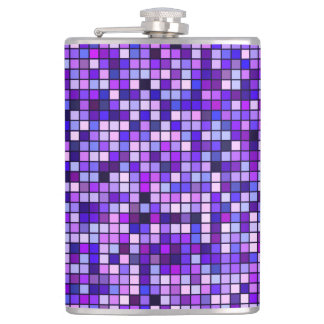 Flasques Tons De Purple 'Grape Soda' Motif Carré