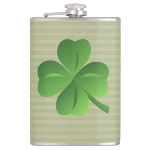 Flasques Trendy Irlandais Chanceux Shamrock Classe