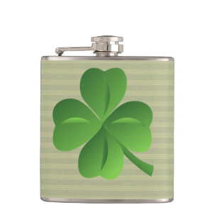 Flasques Trendy Irlandais Chanceux Shamrock Classe