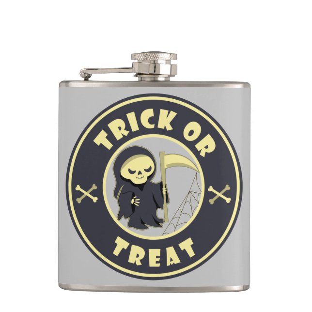 Flasques Trick ou traiter Halloween griffeur caractère (Devant)
