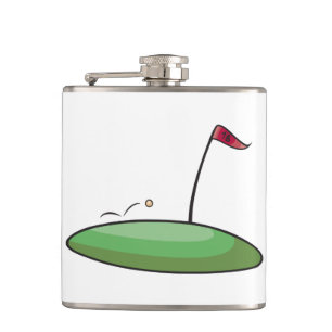 Flasques Trou de putting Golf Green avec drapeau 18