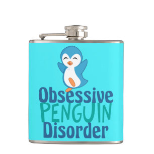 Flasques Trouble obsessionnel du pingouin mignon