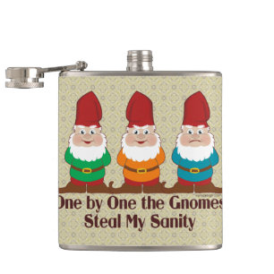 Flasques Un par un les Gnomes volent ma santé mentale