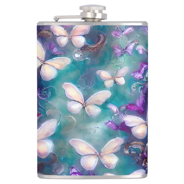 Flasques Une série de papillons mystiques Design 1 (Devant)