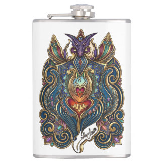 Flasques Urban 3D Mythic Soul Vinyl Wrapped Flask