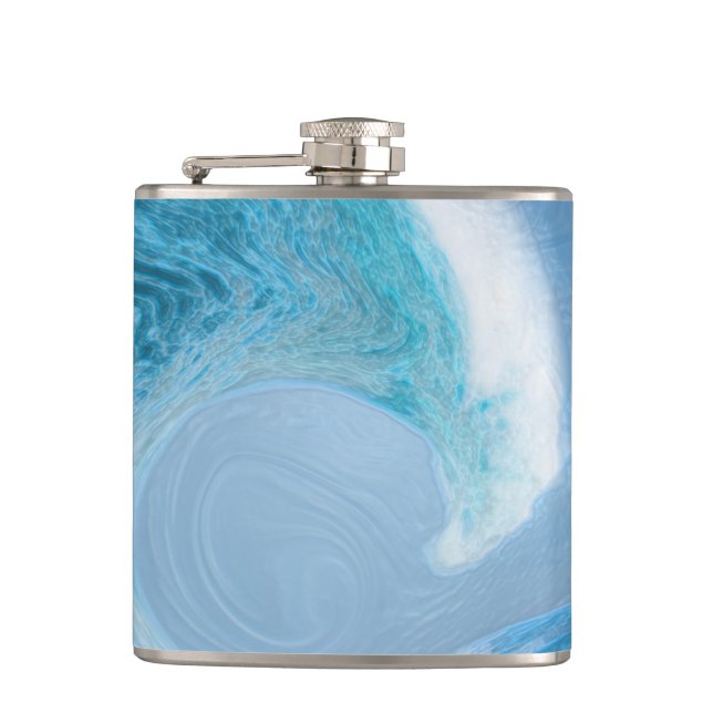 Flasques Vague Bleue Artistique (Devant)