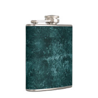 Velvety Turquoise Damask | Grunge vert foncé Baroq