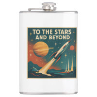 "Vers Les Étoiles Et Au-Delà" Voyage Vintage Dans