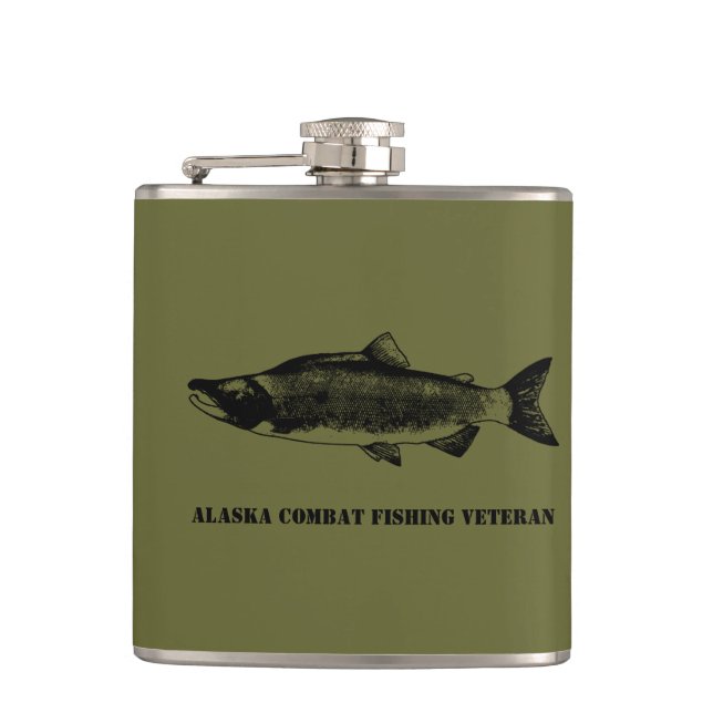 Flasques Vétérinaire de la pêche de combat de l'Alaska (Devant)