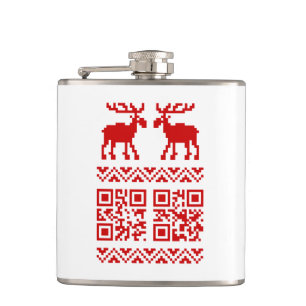 Flasques Vilain Sweater QR Code Bonne année!