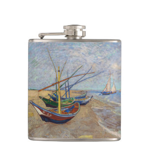 Flasques Vincent van Gogh - Bateaux de pêche sur la plage