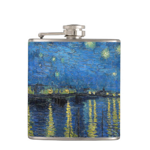 Flasques Vincent van Gogh - Nuit étoilée sur le Rhône