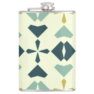 Flasques Vintage Geometric Pattern