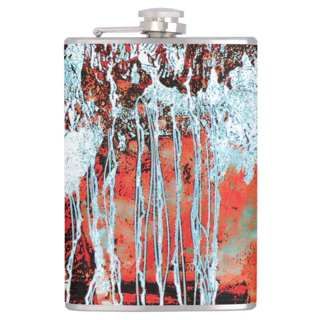 Flasques Vinyl Wrapped Flask – Corrosion Pulse (Devant)