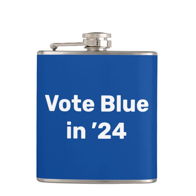 Flasques Vote Blue en 2024 (Devant)